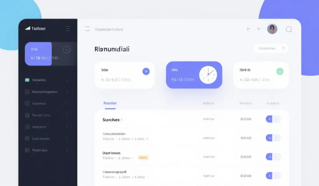 信息列表与数据卡片UI